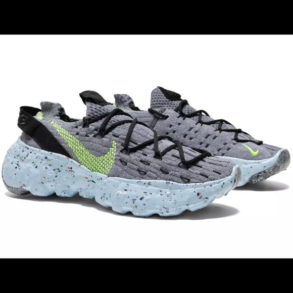 Nike Space Hippie 04 CD3476-001 Grey Volt Unisex - Picture 2 of 9